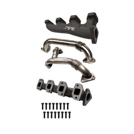 PPE High-Flow Exhaust Manifold & Up-Pipe Kit - 2006-2007 GM Duramax LBZ