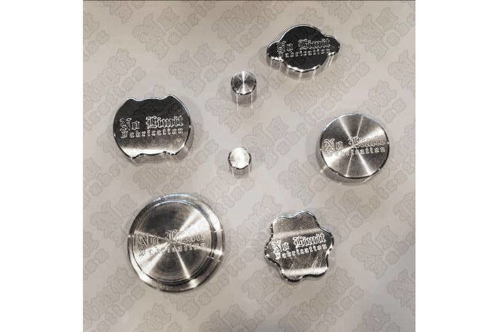 No Limit Fabrication Polished Complete Cap Set - 2011-2016 Ford 6.7L Powerstroke