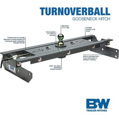 B&W GNRK1313 Turnoverball gooseneck hitch - second alternate view