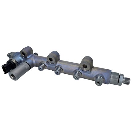 Exergy Complete Replacement Fuel Rail with Sensor & PRV - 2003-2007 Dodge 5.9L Cummins