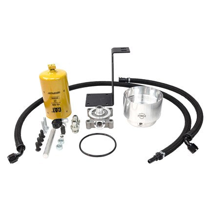 H&S Motorsports Lower Fuel Filter Upgrade Kit - 2011-2016 6.7L Powerstroke