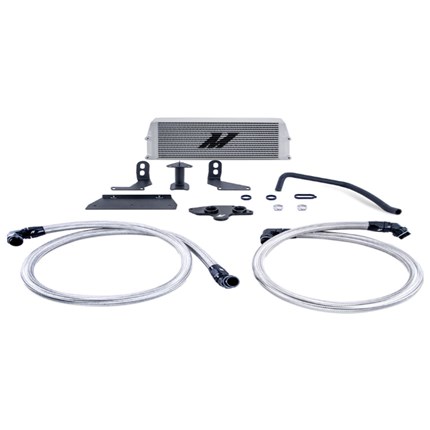Mishimoto Performance Oil Cooler Kit - Silver - 6.7L Powerstroke
