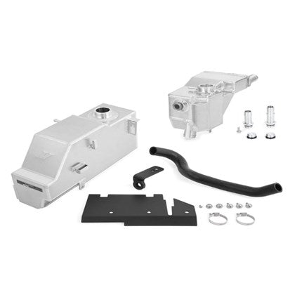 Mishimoto Aluminum Degas Tank Kit - Natural - 6.7L Powerstroke
