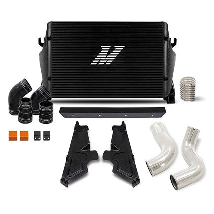 Mishimoto Intercooler / Pipe / Boot Kit - Black Cooler / Silver Pipes - 2019-2024 Ram 6.7L