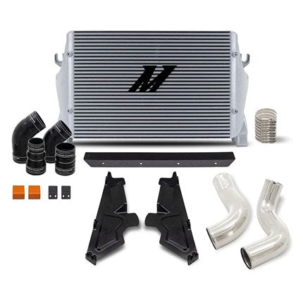 Mishimoto Intercooler & Pipe Kit - Silver/Polished - 6.7L 2019-2024 Cummins