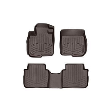 WeatherTech Cocoa FloorLiner HP Set - 2023-2026 Ford Super Duty
