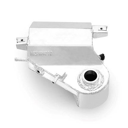 Mishimoto Aluminum Degas Bottle - Raw - 2003-2007 Ford 6.0L Powerstroke