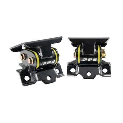 PPE Heavy-Duty Engine Mount Kit - Yellow Silicone - LML Duramax
