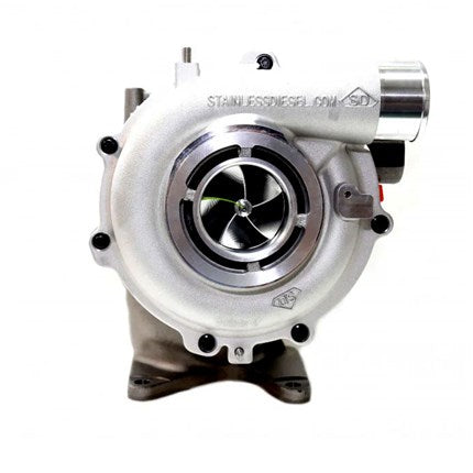 Stainless Diesel 5Blade 61/62 Drop-In Turbo - 10-Blade Turbine - LBZ Duramax