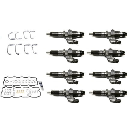 Thoroughbred Diesel Injector Set with Install Kit - 2001-2004 GM Duramax LB7