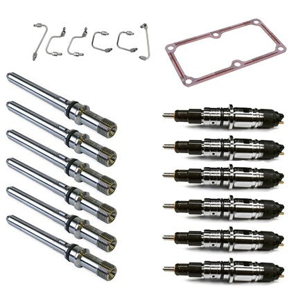 Thoroughbred Diesel Injector Set with Install Kit - 2007.5-2012 Dodge 6.7L Cummins