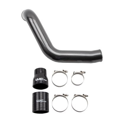 WC Fab 3-inch Cold-Side Intercooler Pipe - Cat Yellow - LLY Duramax