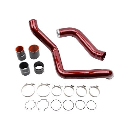 WCFab Stage 1 High-Flow Intercooler Pipe Bundle - Gun Metal - 2020-2024 GM L5P Duramax