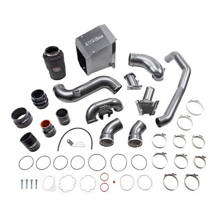 WC Fab High Flow Bundle Stage 2 - Fine Texture Black - LMM Duramax