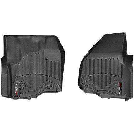 WeatherTech Black DigitalFit Front FloorLiners - 2012-2016 Ford Super Duty